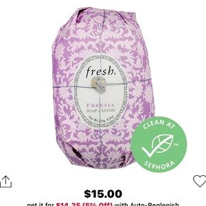 NEW Fresh Freesia 8.8oz soap